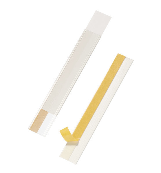 Durable Scannerschienen Scanfix – 40 × 200 mm, transparent, zuschneidbar, selbstklebend, 5er-Pack