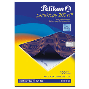 Pelikan Blaues Durchschlagpapier – 210 × 310 mm, 10 Blatt