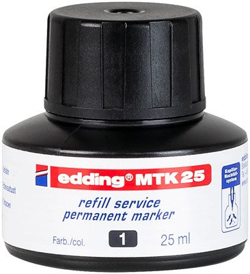 Edding Marker-Nachfüllung MTK 25 für EDDING No.1, 21, 22 + 6 weitere – wasserfest, lichtbeständig