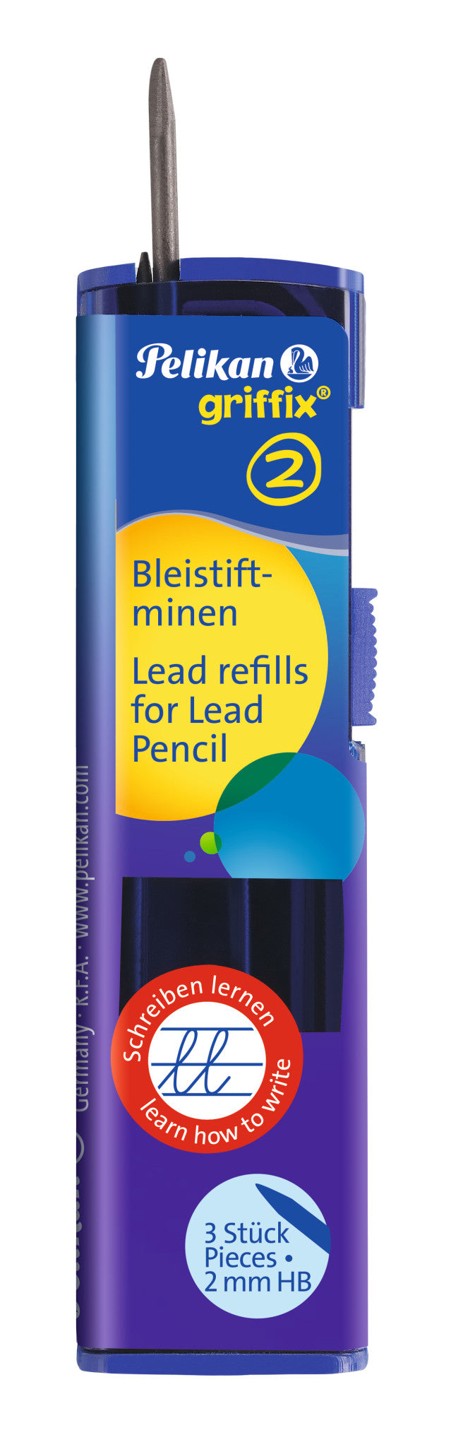Pelikan Bleistiftminen – Grau, 2 mm, HB, 3 Stk.