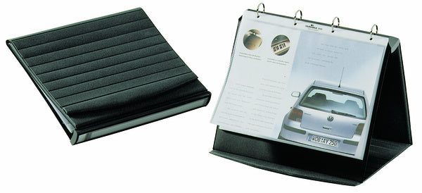 Durable Tisch-Flipchart – 33 × 26,5 cm, schwarz, Kunststoff, Recycling