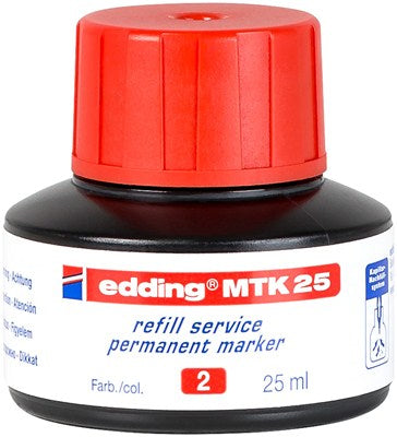 Edding Nachfülltusche MTK 25 für 21, 22, 300 + 6 weitere – 25 ml