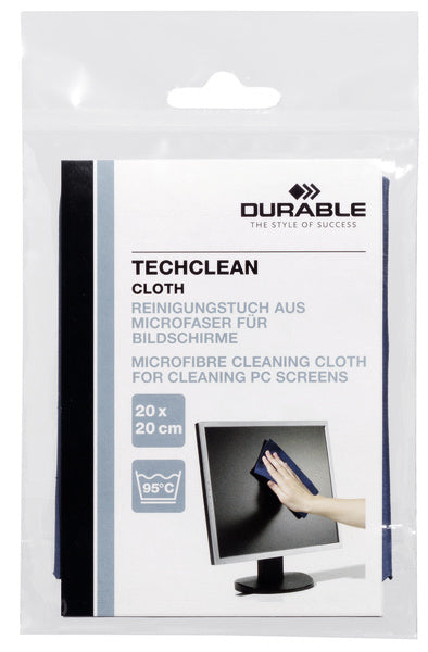 Durable Mikrofasertuch – Blau – 20 × 20 cm – 1 Stk.