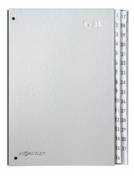 Pagna Sammelmappe für A4, Karton, Silber