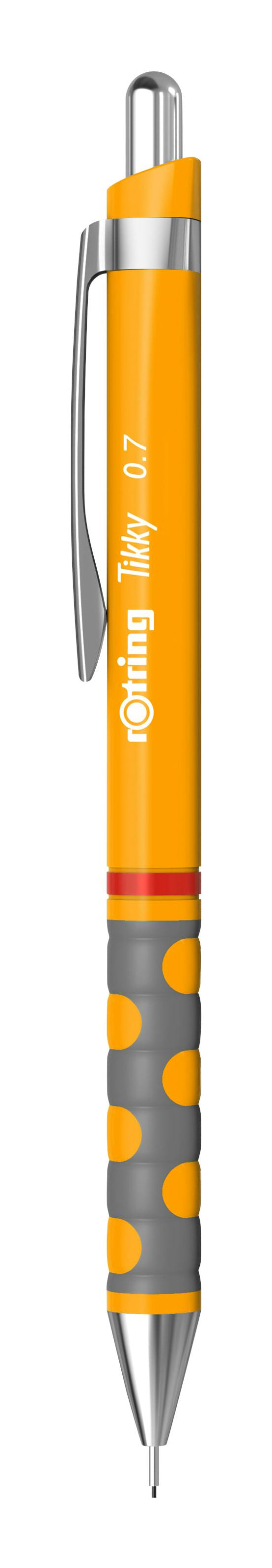 Rotring Tikky Druckbleistift – 0,7 mm – goldgelb – mit Radierer