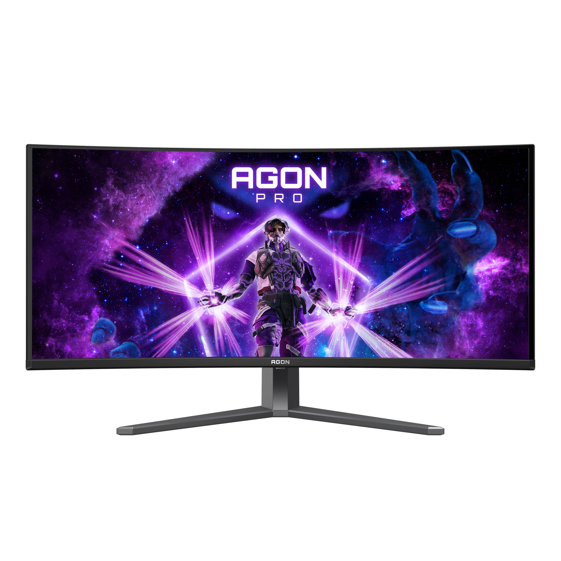 AOC AG346UCD – Monitor, 34", Curved, Lautsprecher integriert, USB-Hub, FreeSync Premium Pro, Schwarz