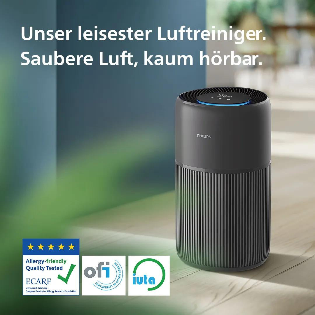 Philips Luftreiniger AC2221/13 – CADR 420 m³/h, bis 109 m², WLAN, App-Steuerung, 45 dB