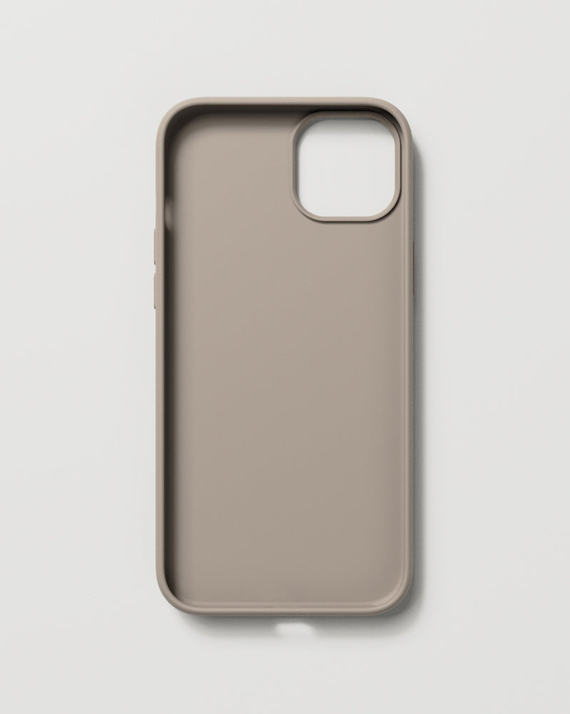NUDIENT Base Case Backcover – für Apple iPhone 15 Plus, Silikon, Beige