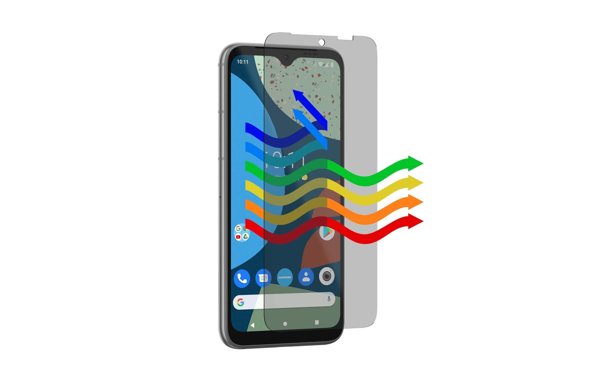 Fairphone Displayschutzfolie – für Fairphone 4 – Blaulichtfilter