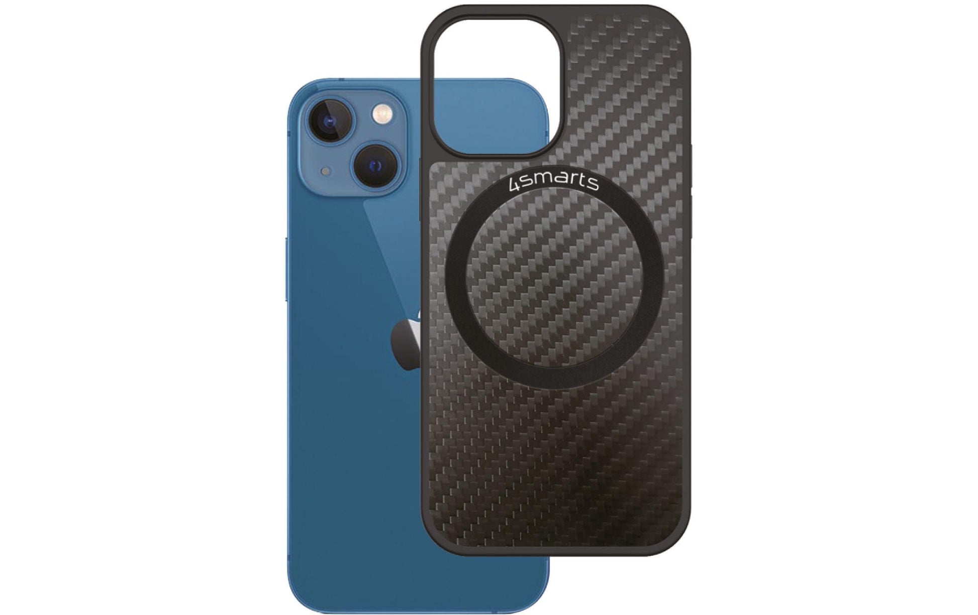 4smarts Backcover – für Apple iPhone 14 Plus – Carbon – TPU