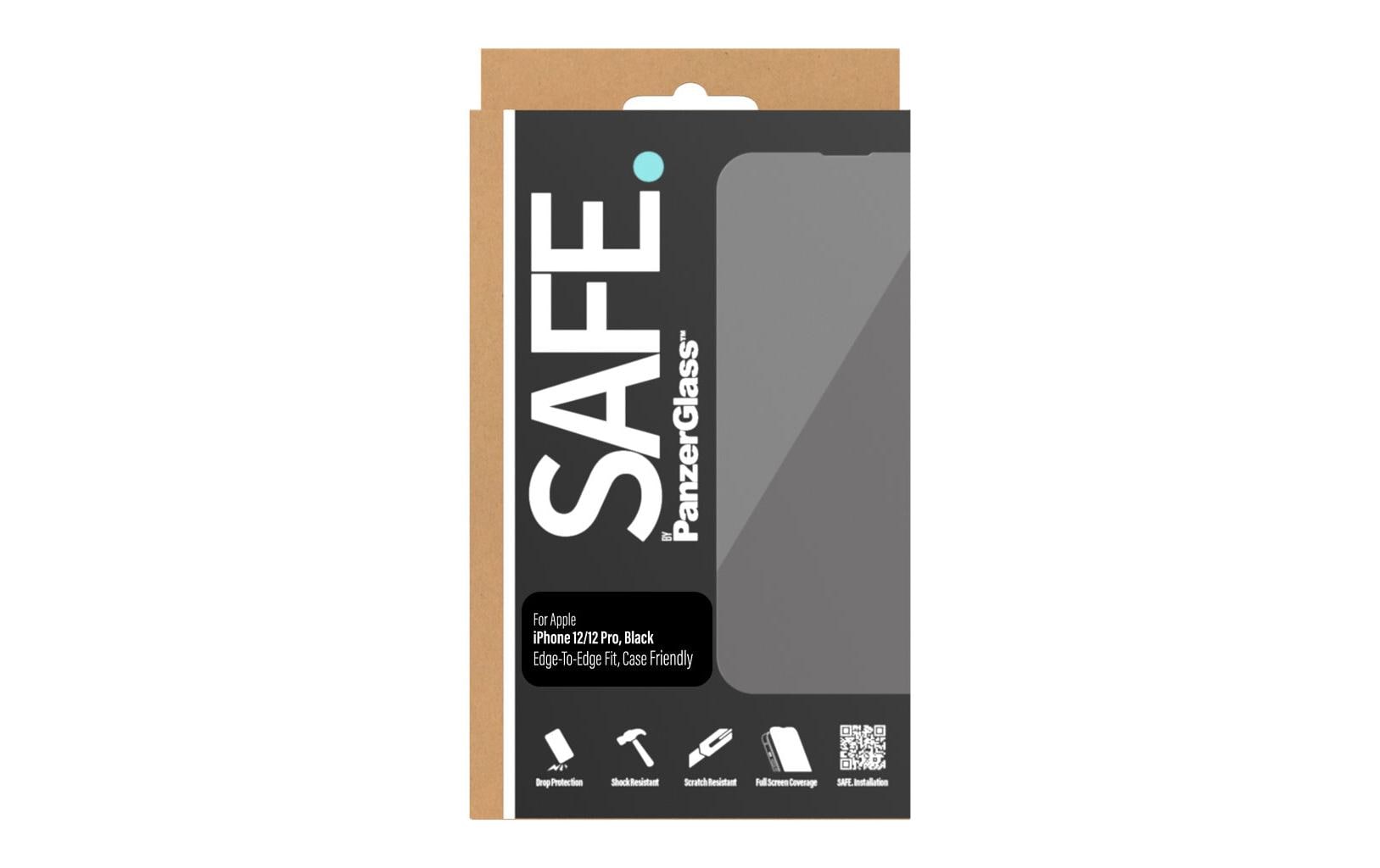 PanzerGlass SAFE. – Displayschutz (Panzerglas), Case Friendly – für iPhone 12/12 Pro