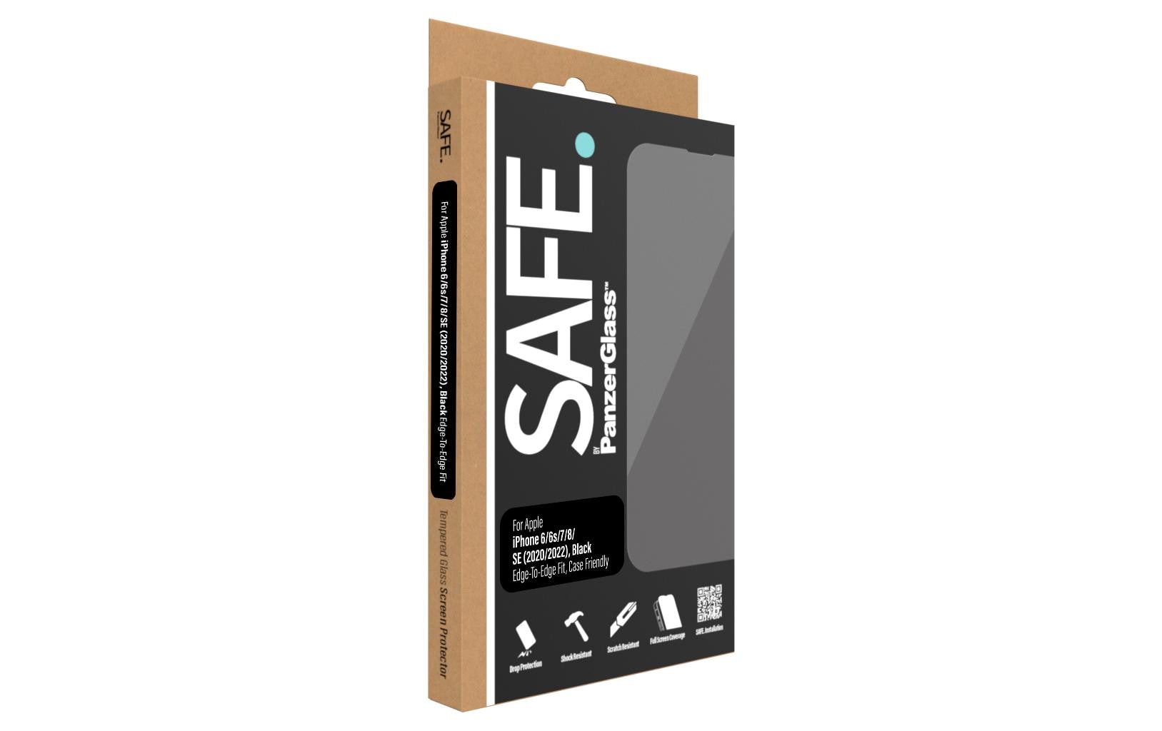PanzerGlass Displayschutz (Panzerglas), Case Friendly – für iPhone 6/6s/7 und andere