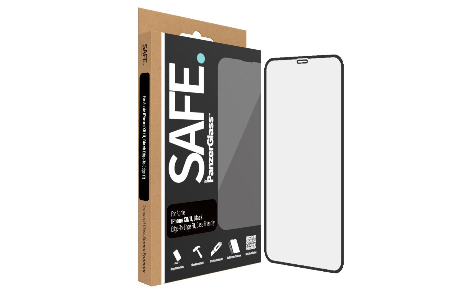 PanzerGlass SAFE. – Displayschutz (Panzerglas), Case Friendly – für iPhone XR/iPhone 11