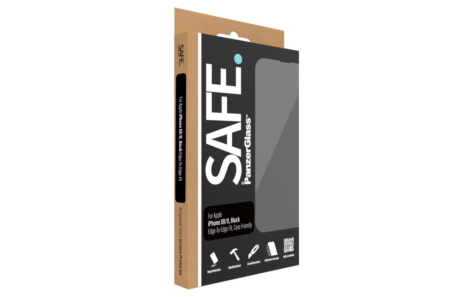 PanzerGlass SAFE. – Displayschutz (Panzerglas), Case Friendly – für iPhone XR/iPhone 11