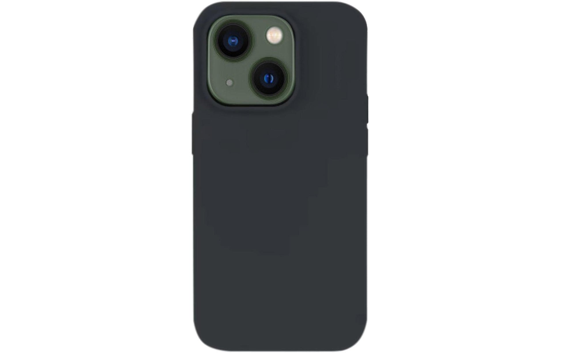 4smarts Backcover – für Apple iPhone 14, Mikrofaser+Silikon, Schwarz, tropfsicher, kratzresistent, schockresistent