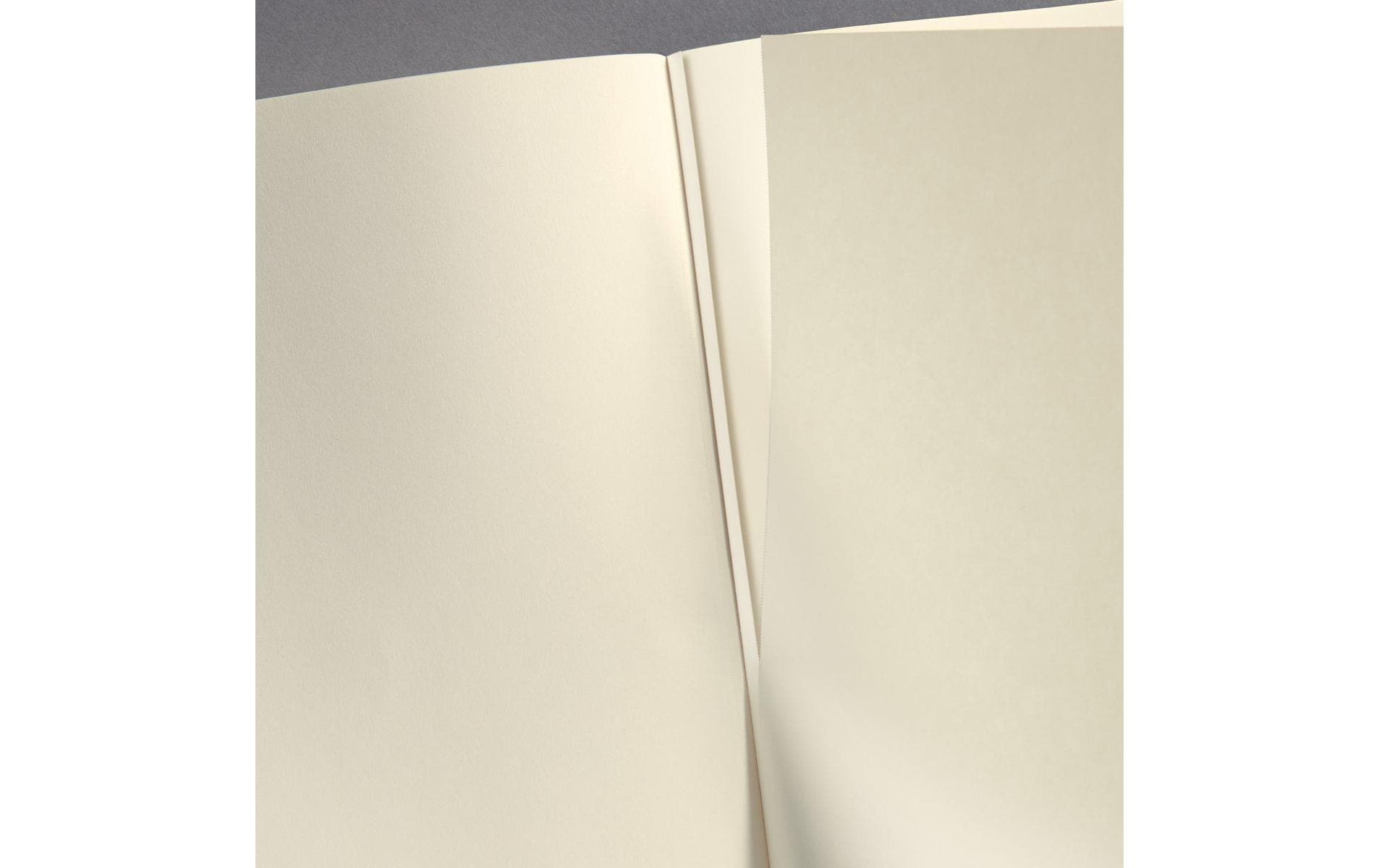 Sigel Notizbuch, 148 × 213 mm, blanko, Fadenheftung, 194 Seiten, 80 g/m² – schwarz