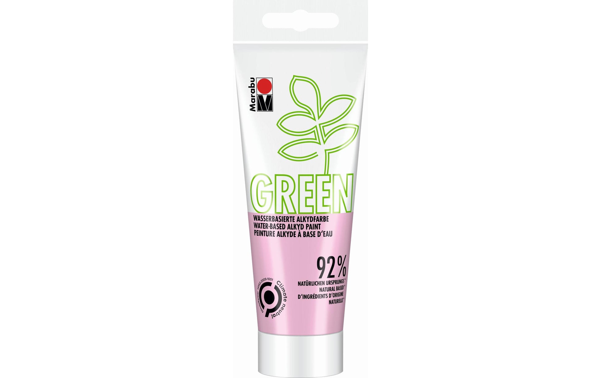 Marabu Bastelfarbe – Hellrosa 227, Wasserfest, Umweltfreundlich – 100 ml Tube – Für Papier, Karton, Holz