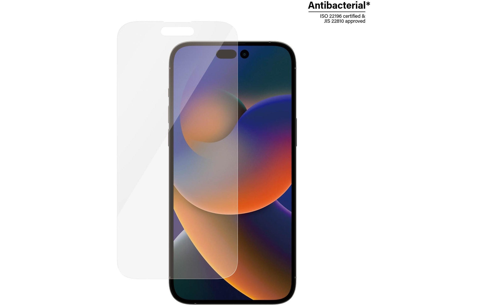 PanzerGlass Displayschutzglas – für Apple iPhone 14 Pro Max, kratzresistent, anti-Fingerprint, Hartglas