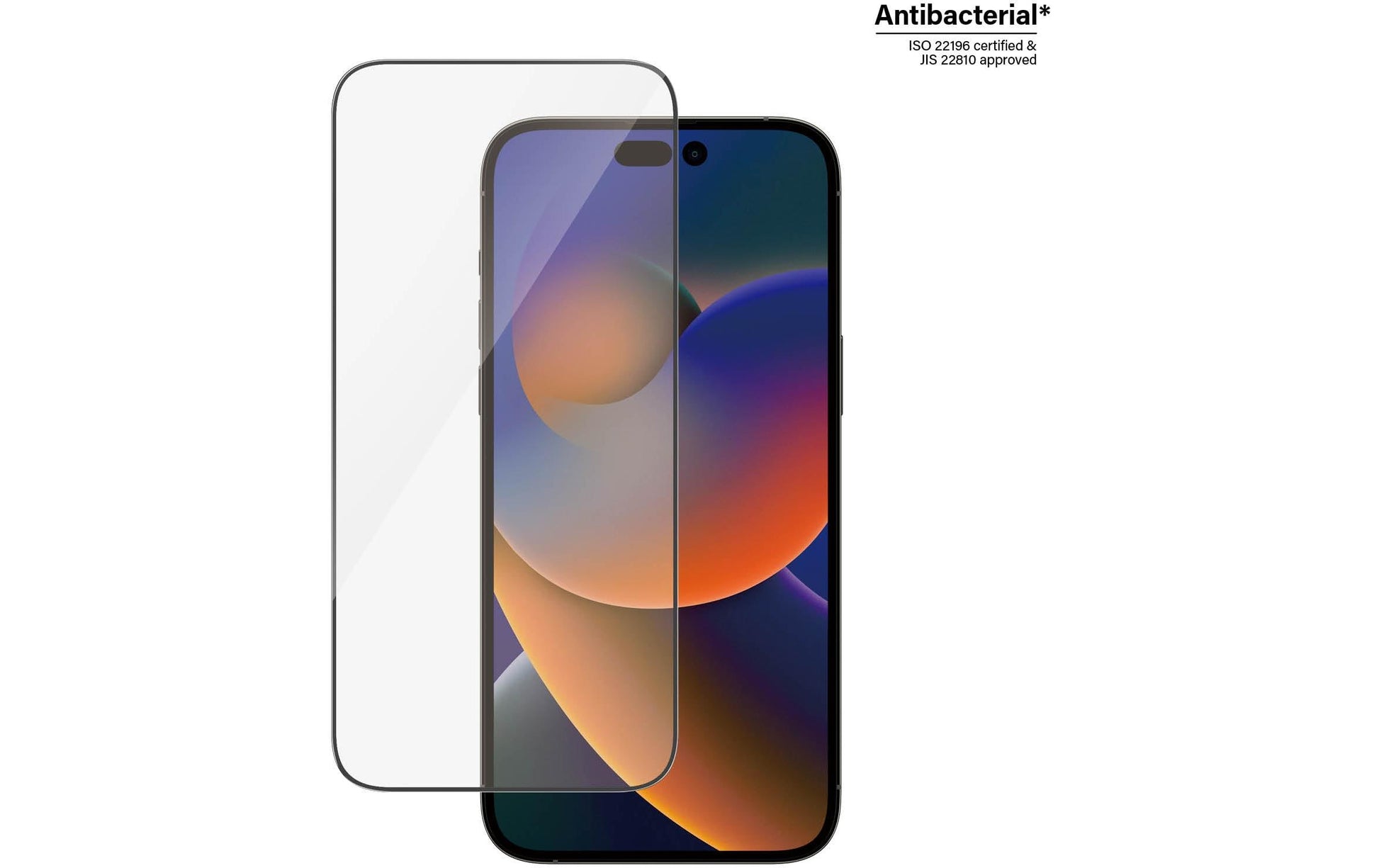 PanzerGlass Displayschutz (Panzerglas), Ultra‑Wide Fit – für iPhone 14 Pro Max