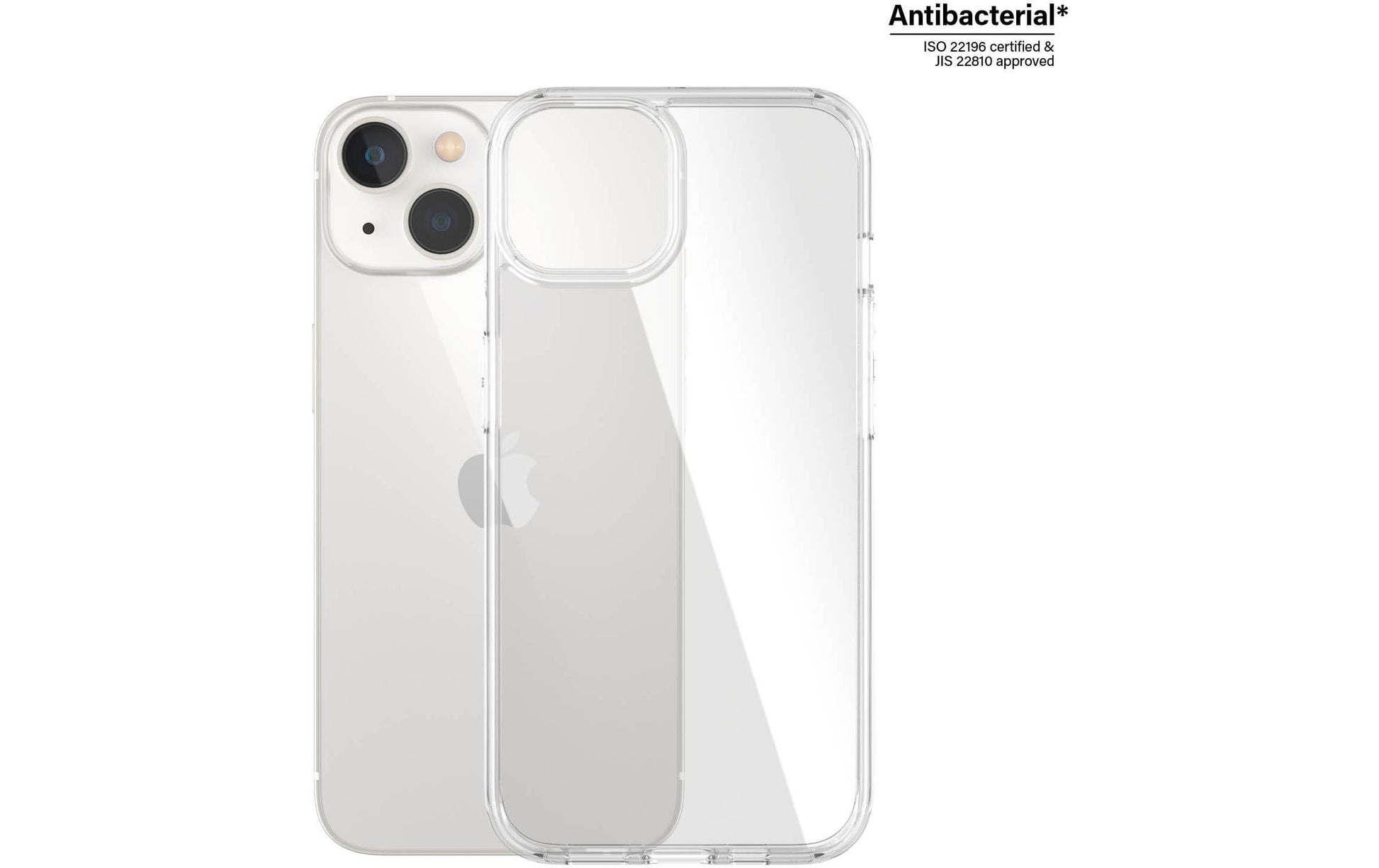 PanzerGlass Backcover – für Apple iPhone 14/13, Kunststoff, Transparent, bis 3,6 m sturzsicher