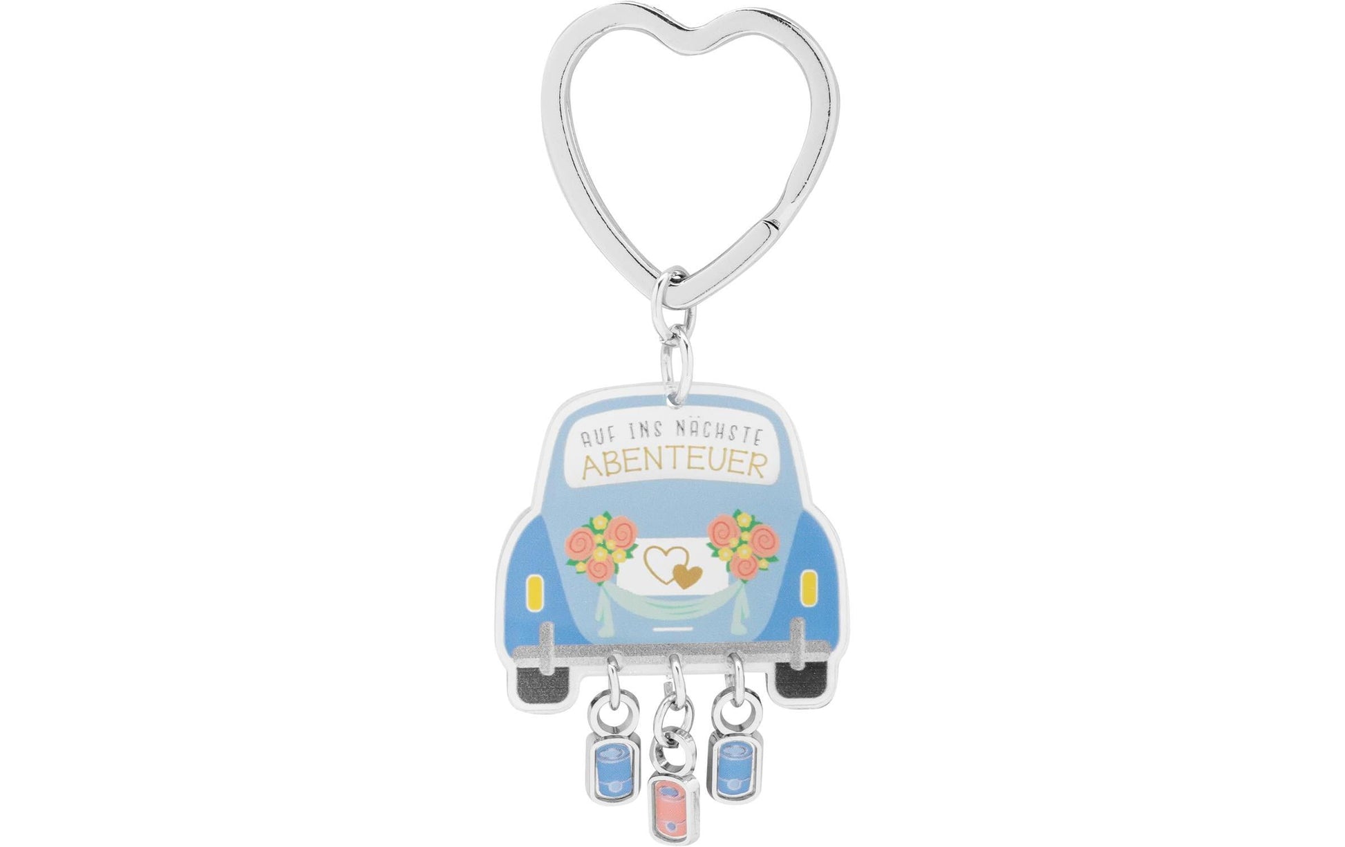 Sheepworld Schlüsselanhänger Auto Abenteuer – Acryl, Mehrfarbig, Höhe 85 mm, 2er-Set