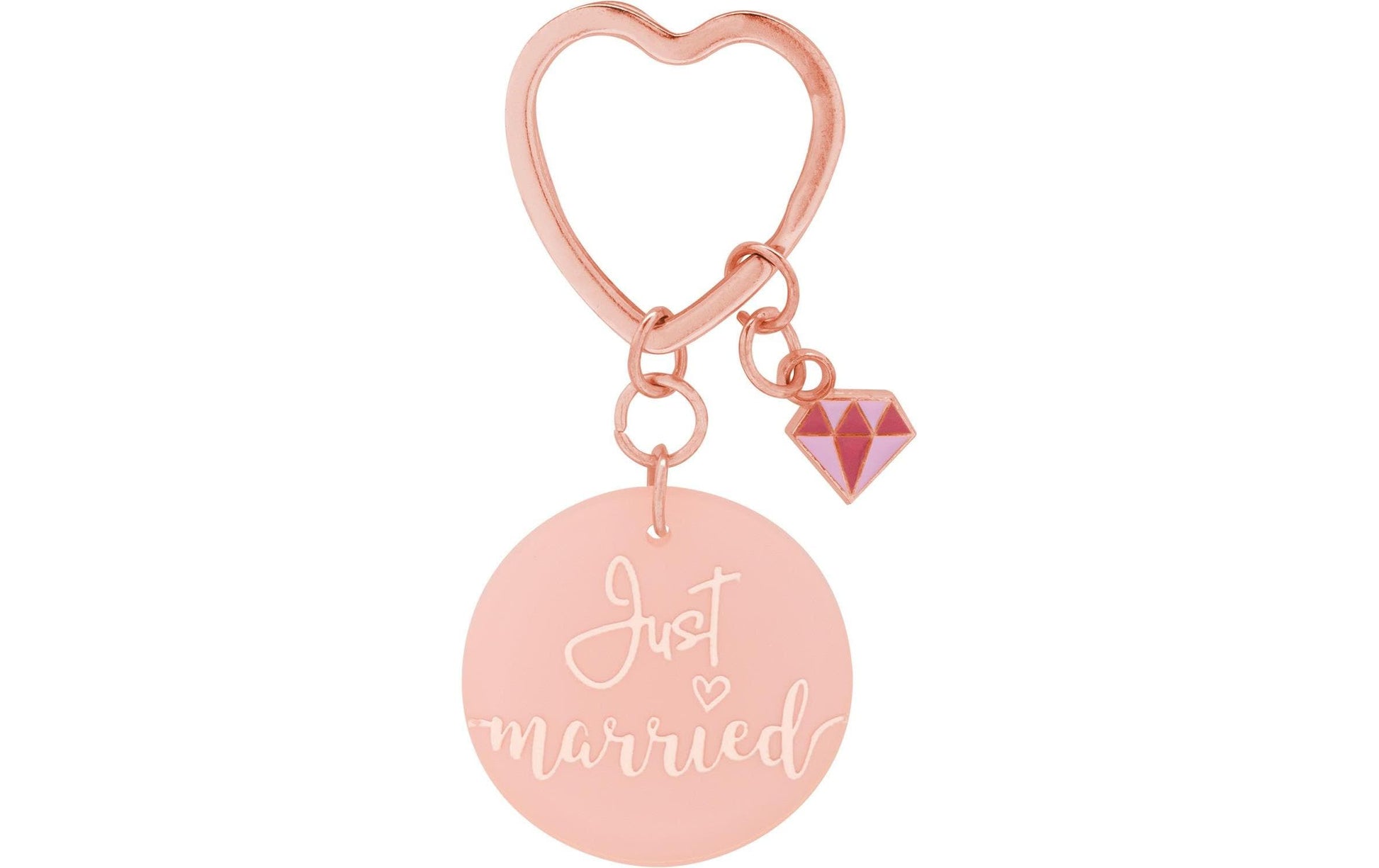 Sheepworld Schlüsselanhänger Just Married – Mehrfarbig, Höhe 83 mm, 2er-Set