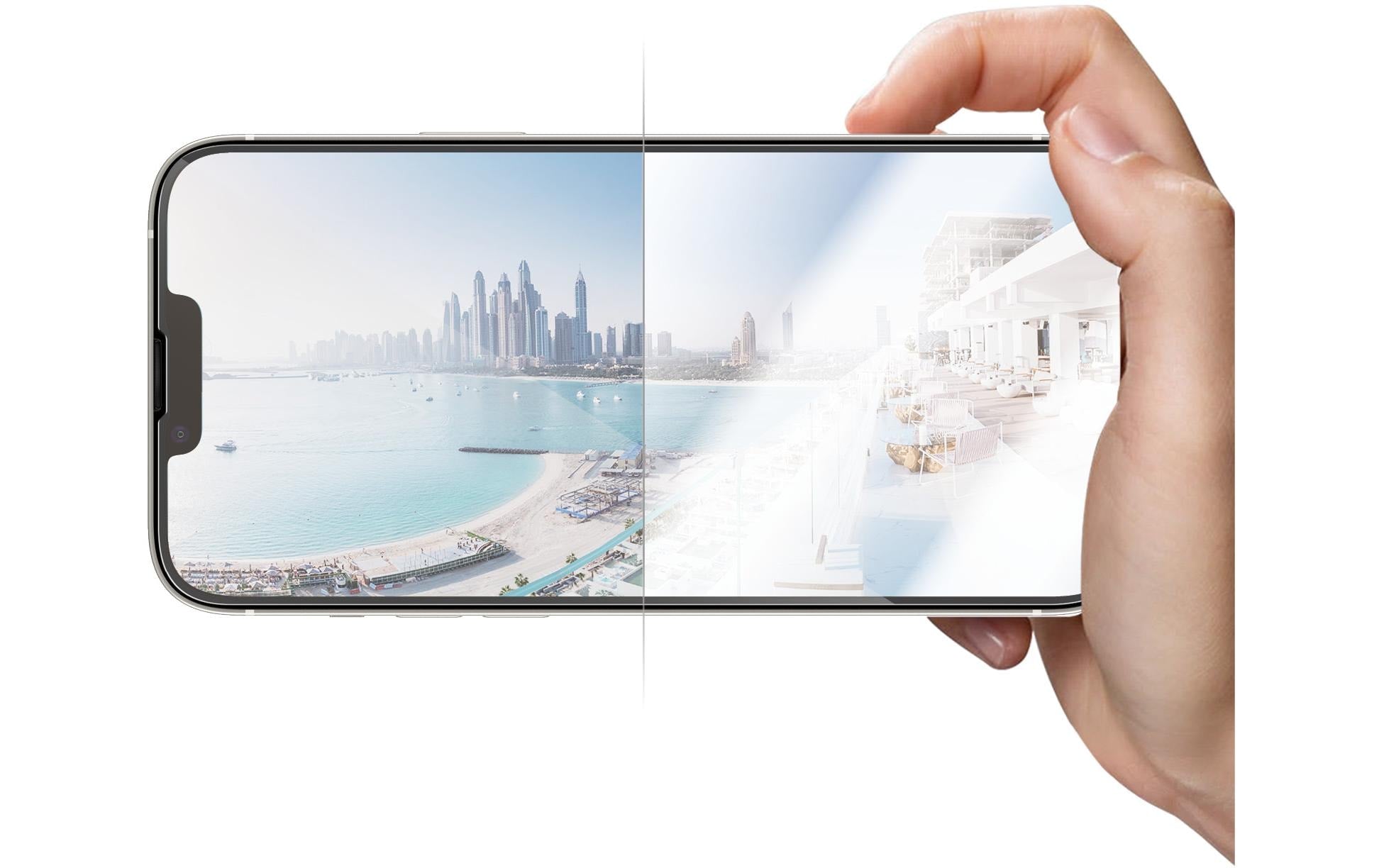 PanzerGlass Displayschutz (Panzerglas) – für iPhone 14 Plus/iPhone 13 Pro Max – mit Applikator