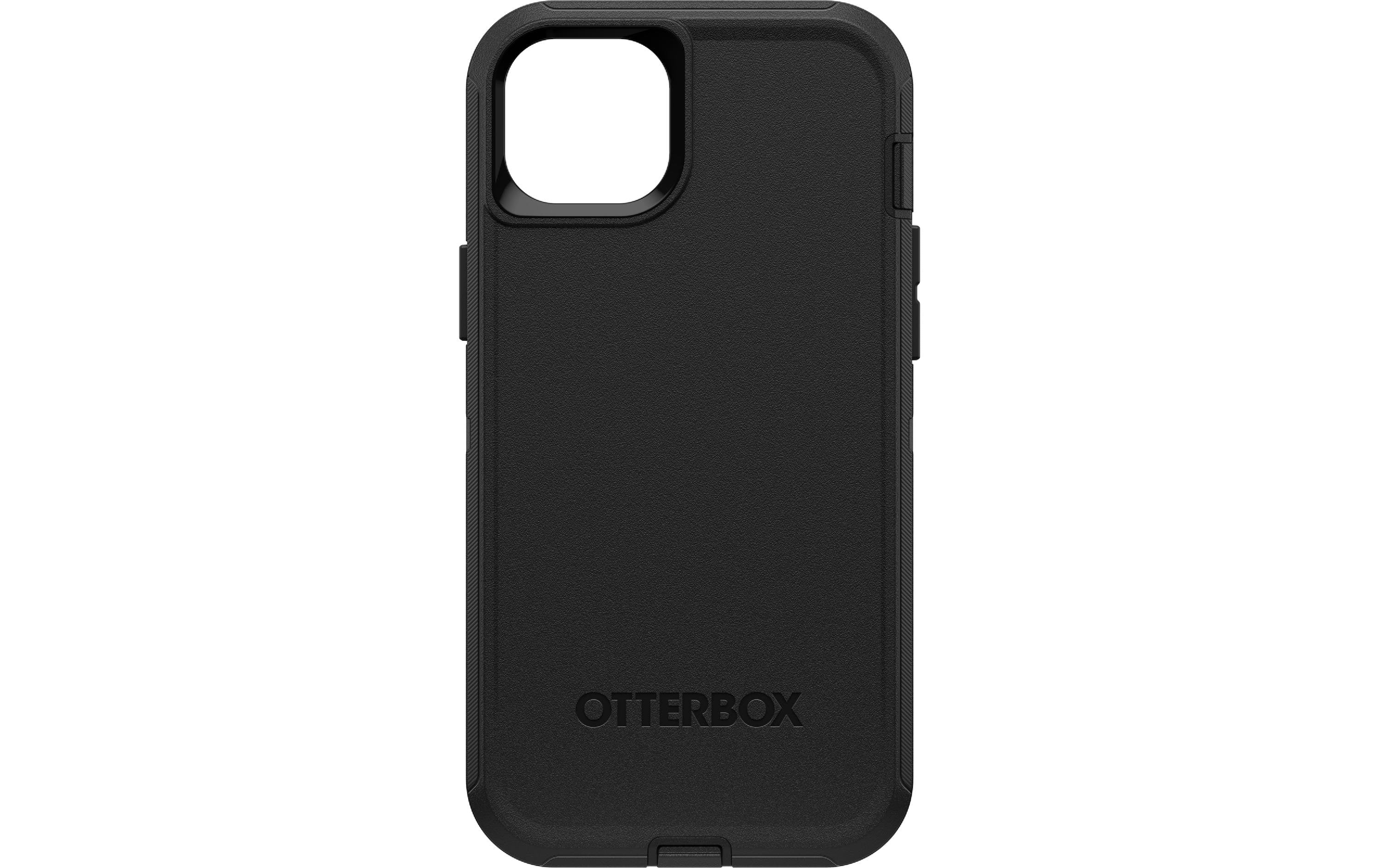 OtterBox Defender Rugged-Case – für Apple iPhone 14 Plus, Gummi, Schwarz, mit Gurtclip