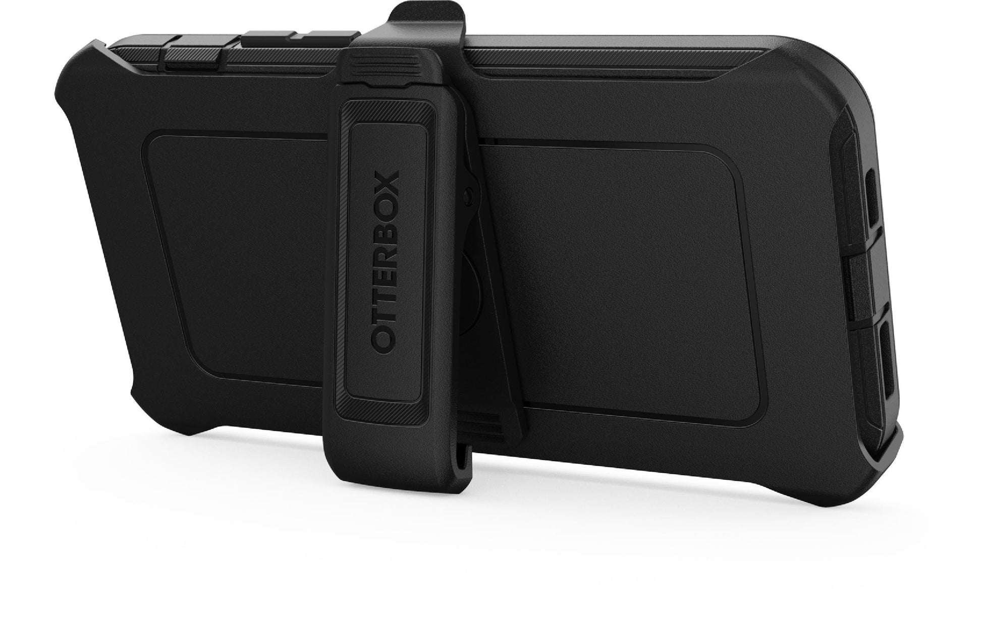 OtterBox Defender Rugged-Case – für Apple iPhone 14 Plus, Gummi, Schwarz, mit Gurtclip