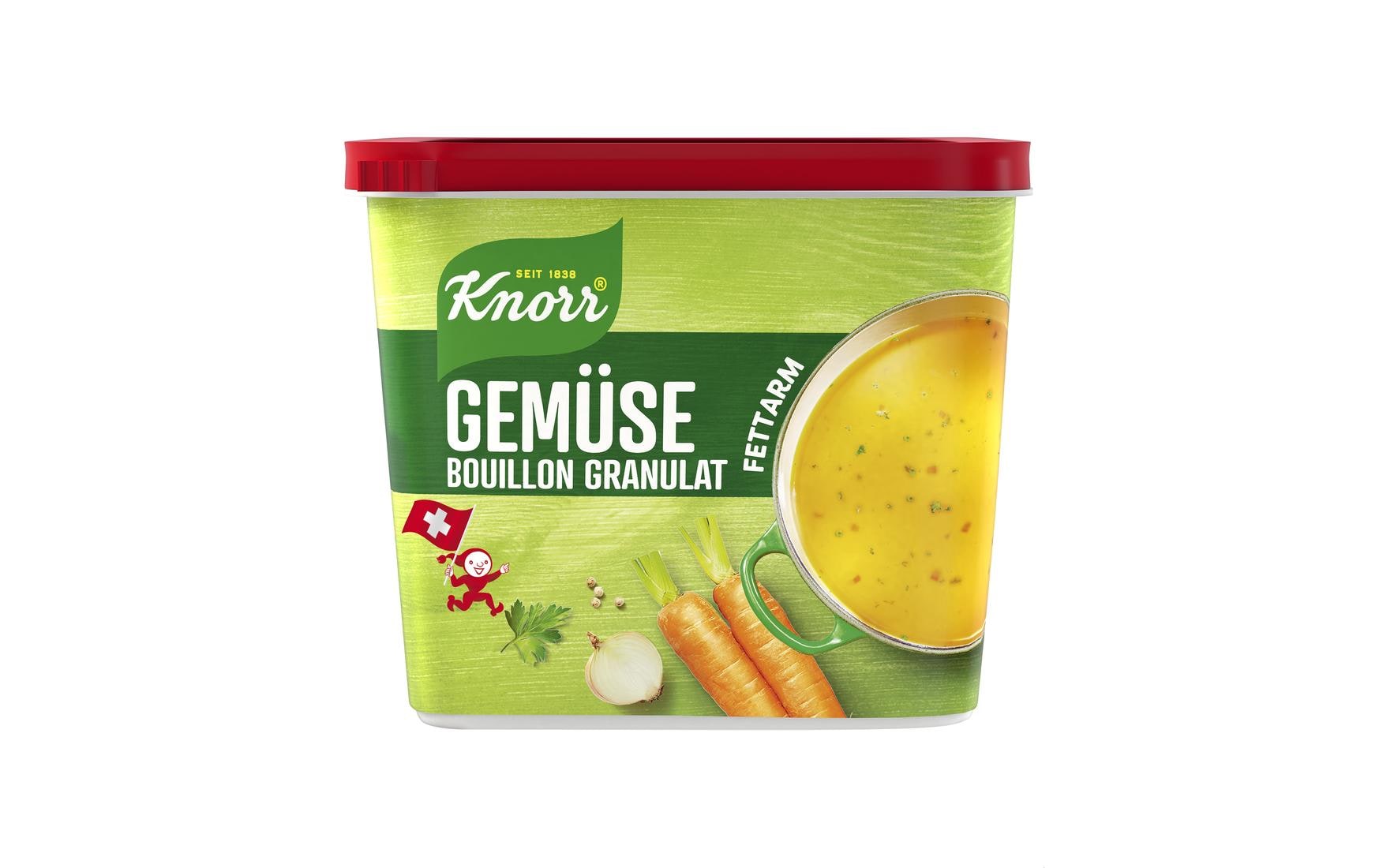 Knorr Gemüsebouillon fettarm Granulat – 600 g
