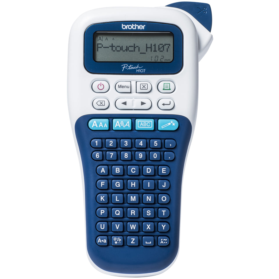 Brother PT-H107B – Beschriftungsgerät, TZe bis 12 mm, 180×180 dpi, 20 mm/s, Autoabschneider