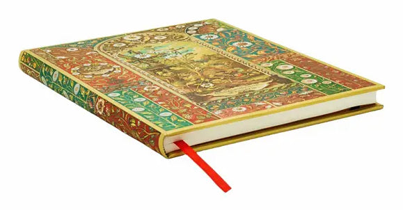 Paperblanks Notizbuch, 175 × 230 mm, liniert, Fadenheftung, Hardcover, 144 Seiten, 120 g/m² – Früchte