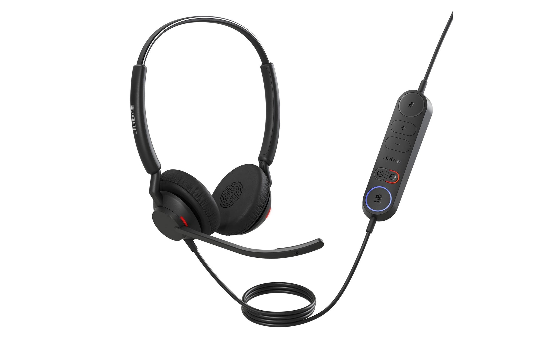 Jabra ENGAGE 40 Inline Link – Duo Headset – USB‑C/USB‑A – für Microsoft Teams