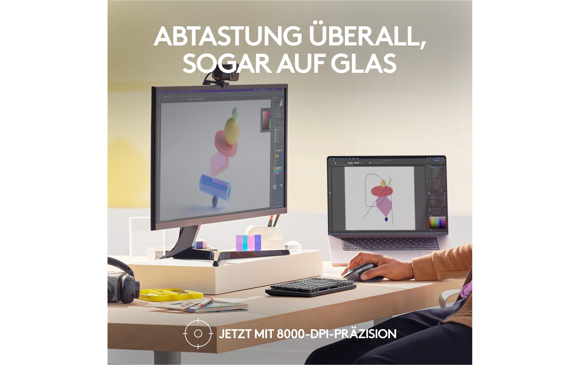 Logitech MX Master 3S für Mac Maus – kabellos, Space Grau