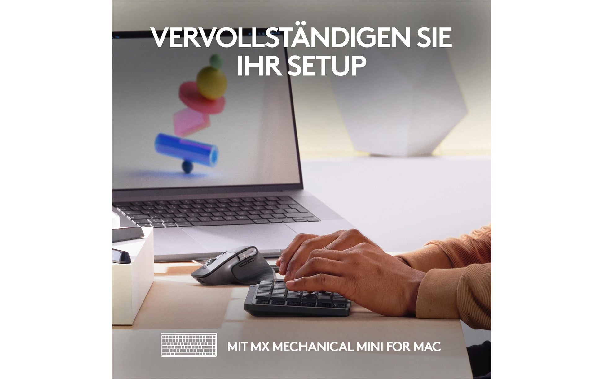 Logitech MX Master 3S für Mac Maus – kabellos, Space Grau