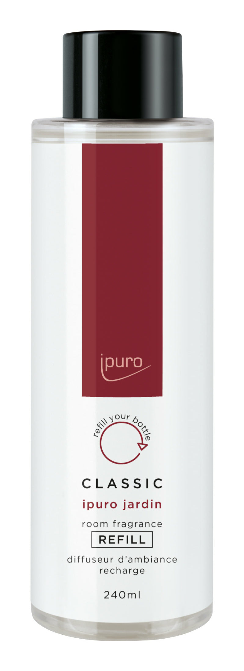 ipuro Nachfüllung für Duftstäbchen, Jardin, 240 ml