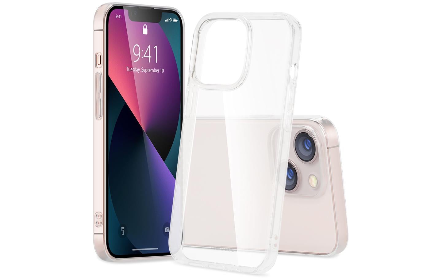 nevox StyleShell Flex Backcover – für Apple iPhone 14, TPU, Transparent