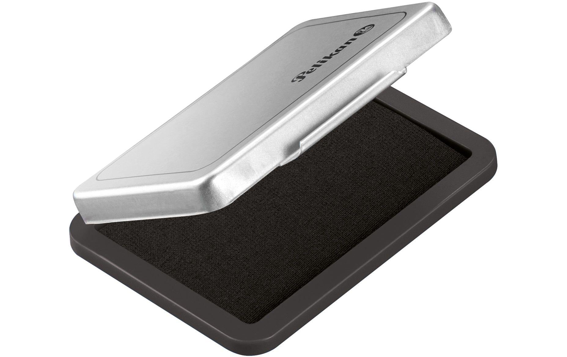 Pelikan Stempelkissen – Metall, 70 × 50 mm, getränkt, Schwarz