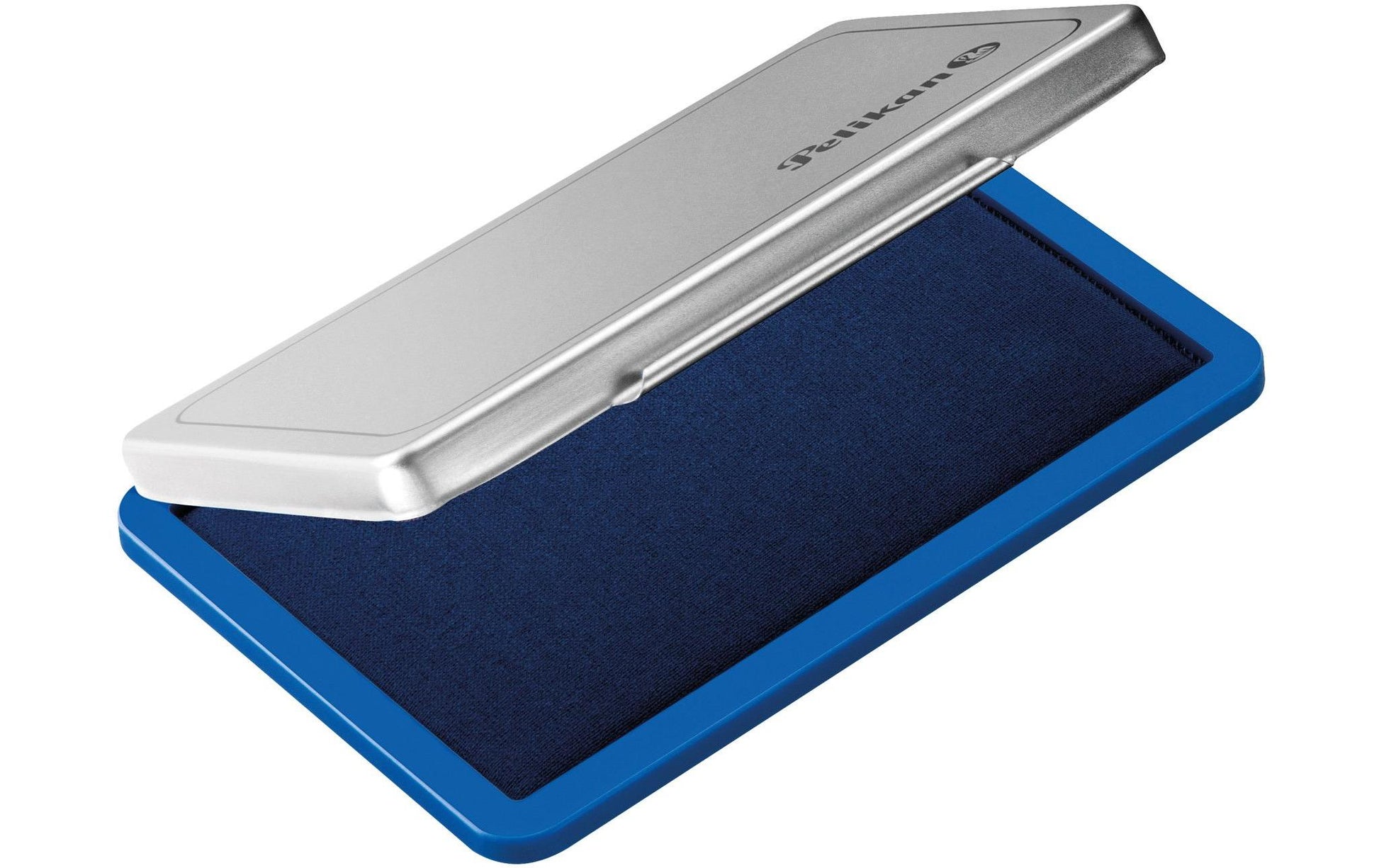 Pelikan Stempelkissen – getränkt, Metall, 110 × 70 mm, Blau