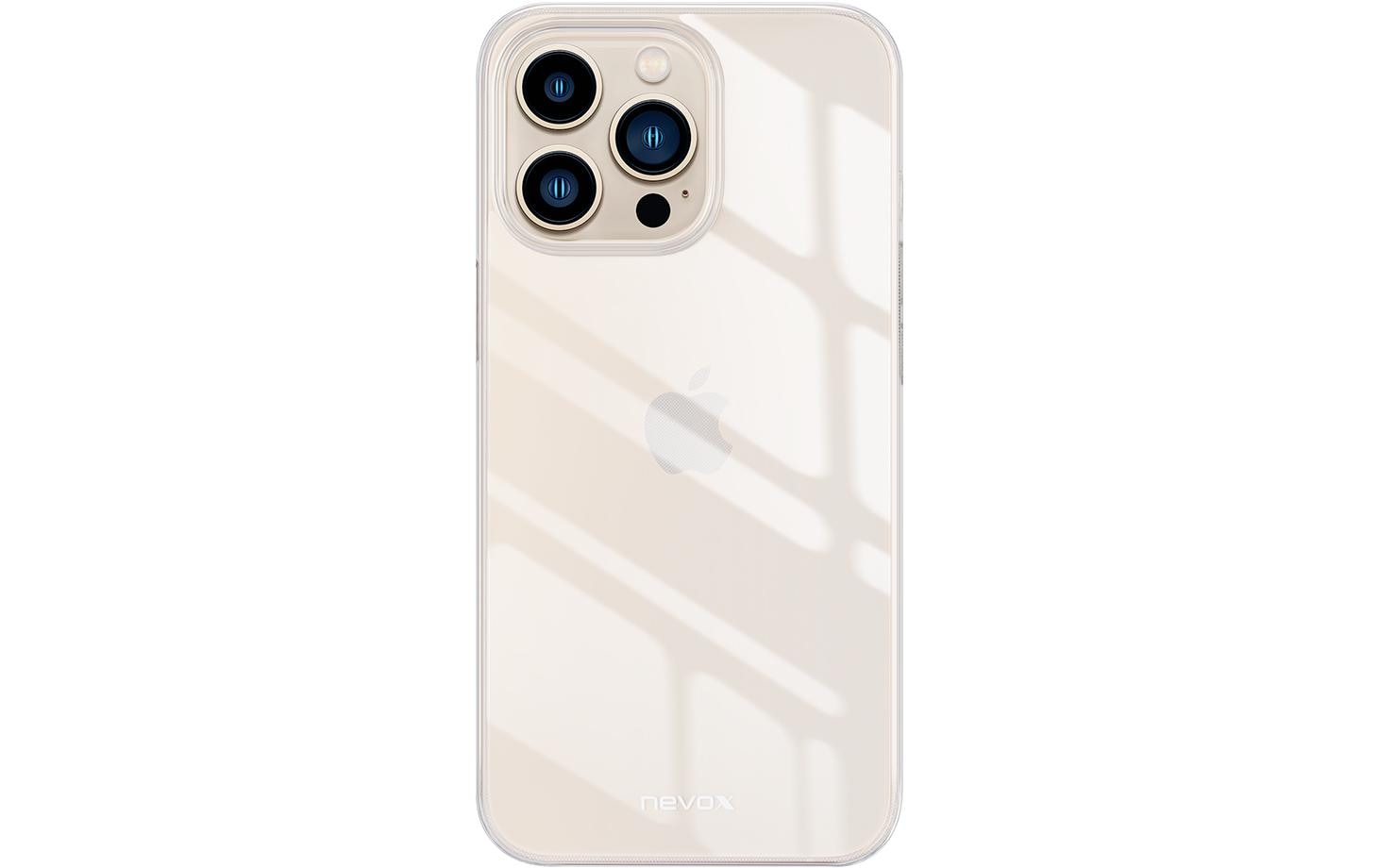 nevox StyleShell Flex Backcover – für Apple iPhone 14 Pro Max, TPU, Transparent