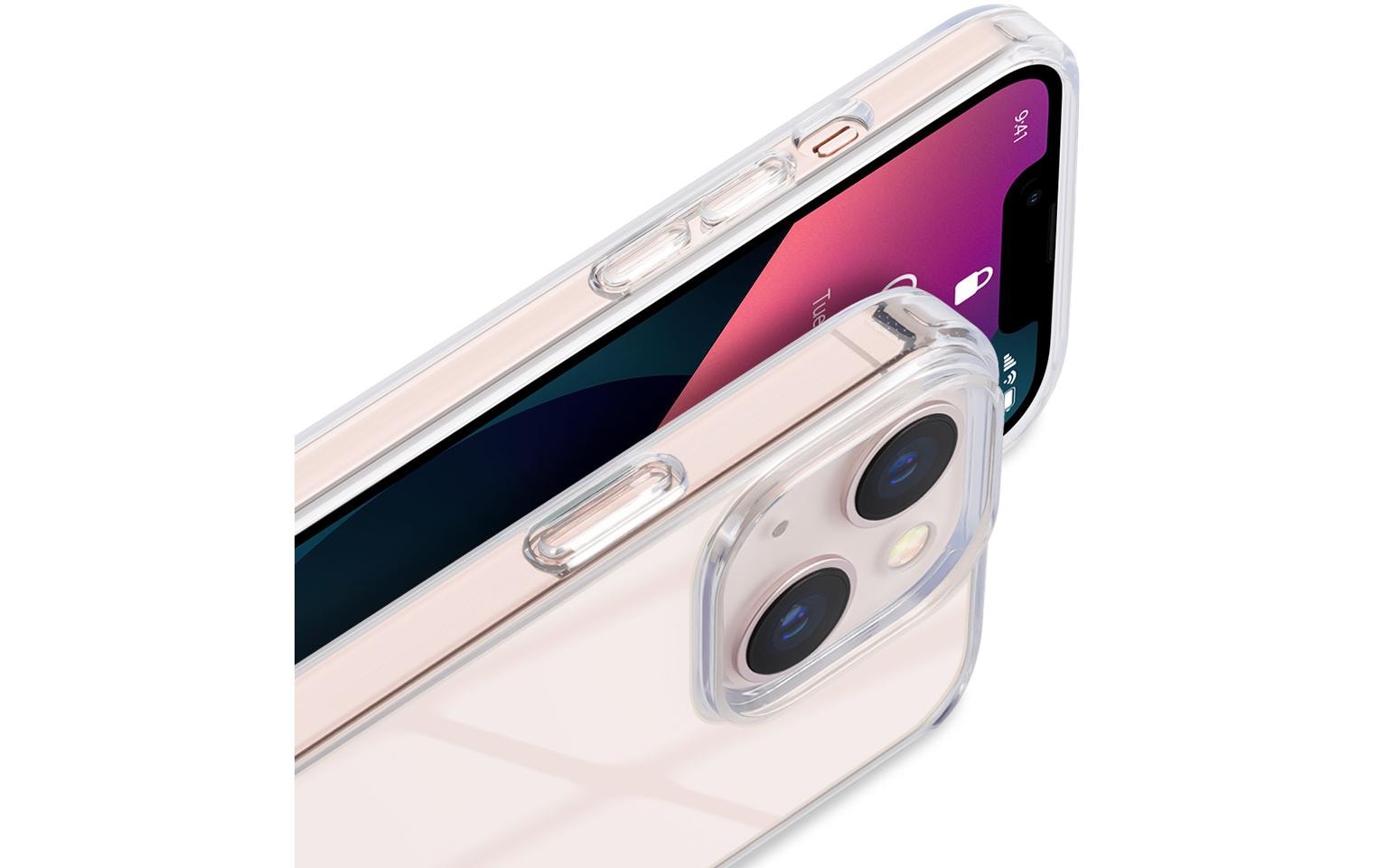 nevox StyleShell ShockFlex – Backcover – für Apple iPhone 14 Plus, PC+TPU, Transparent