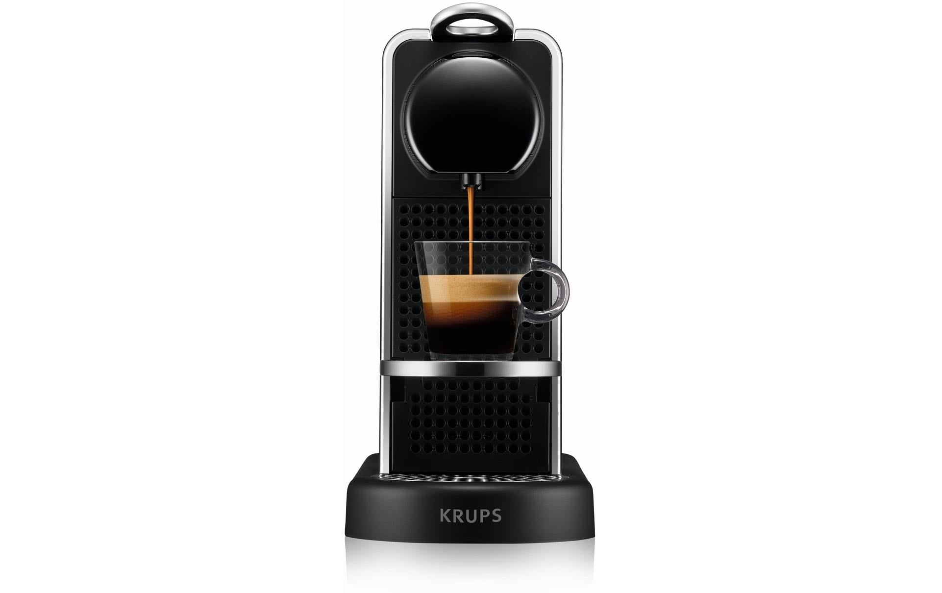 Krups CitiZ Kapselmaschine – für Nespresso-Kapseln, 19 bar, 1 l, Edelstahl