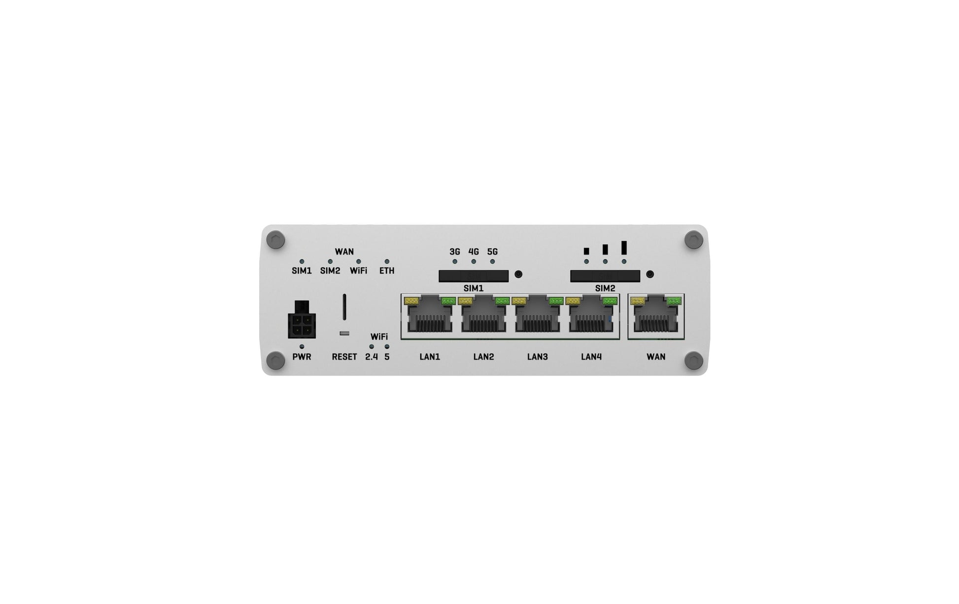 Teltonika RUTX50 – LTE/5G-Router, 5G (SA/NSA), Wi-Fi 5, bis 867 Mbit/s, Dual-SIM (eSIM), 4x RJ-45