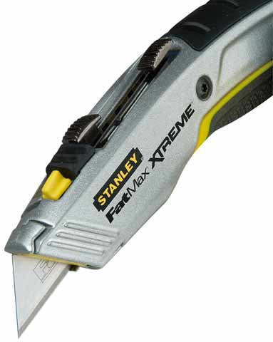 Stanley FatMax Pro 2in1 – Abbrechmesser 19 mm, einziehbar, Zink, grau