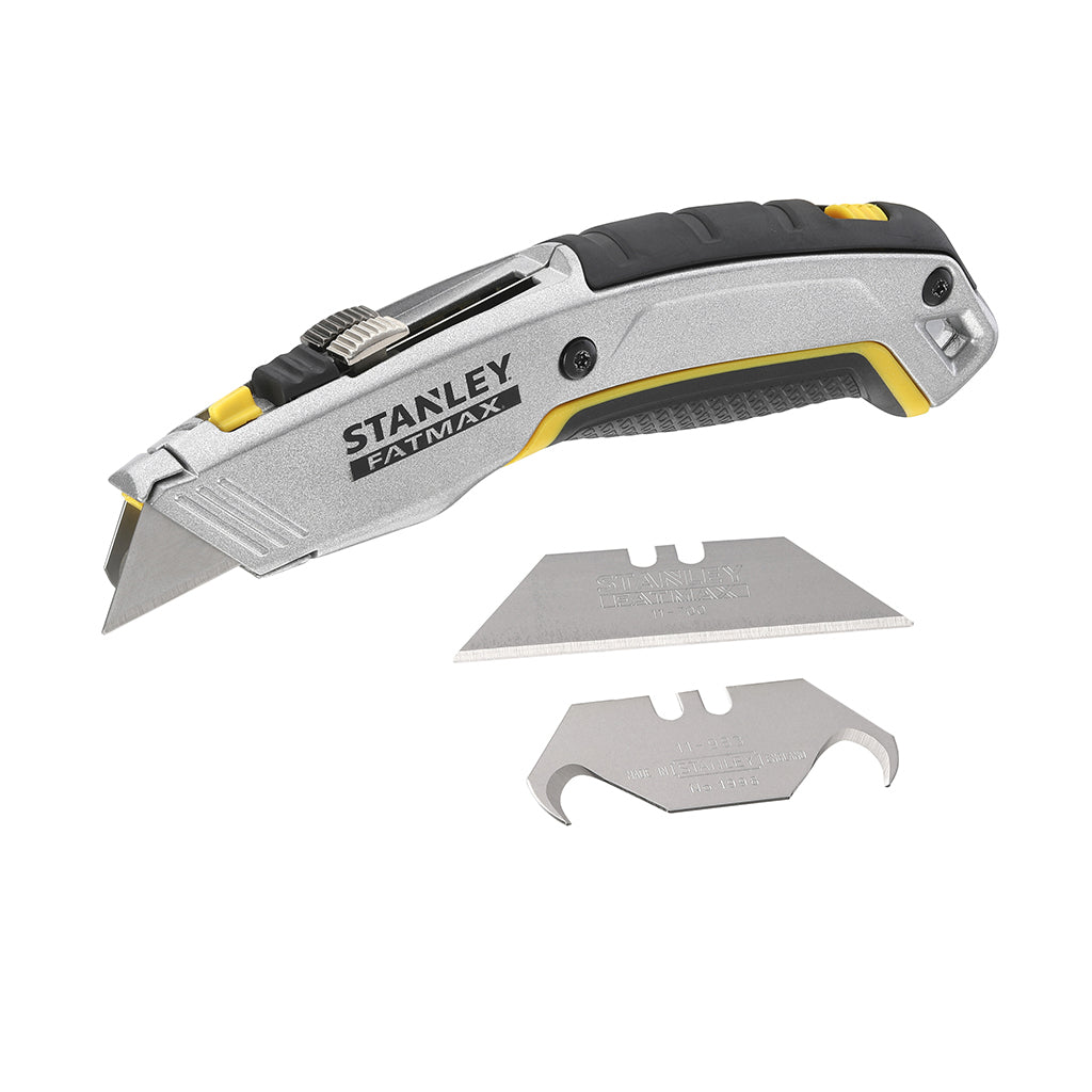Stanley FatMax Pro 2in1 – Abbrechmesser 19 mm, einziehbar, Zink, grau