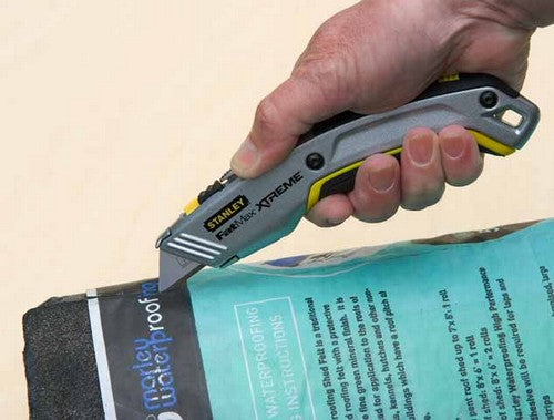 Stanley FatMax Pro 2in1 – Abbrechmesser 19 mm, einziehbar, Zink, grau