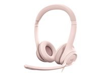 Logitech H390 – Headset – USB‑A – Pink – für PC/Mac