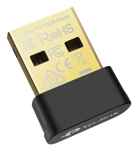TP-Link Archer TX10UB Nano – USB-Adapter (Wi-Fi 6 (802.11ax), Dual-Band) – 600 Mbit/s, Bluetooth 5.3, USB 2.0
