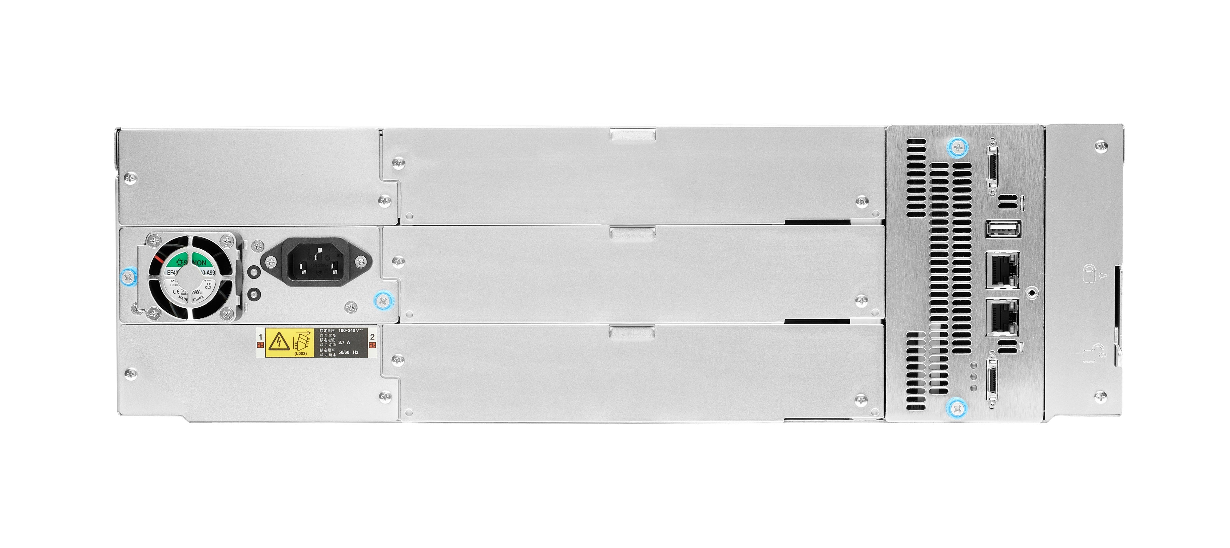 HPE MSL3040 Skalierbares Basismodul – Rack 3U Speicher-Autoloader, SAS, Fiberkanal