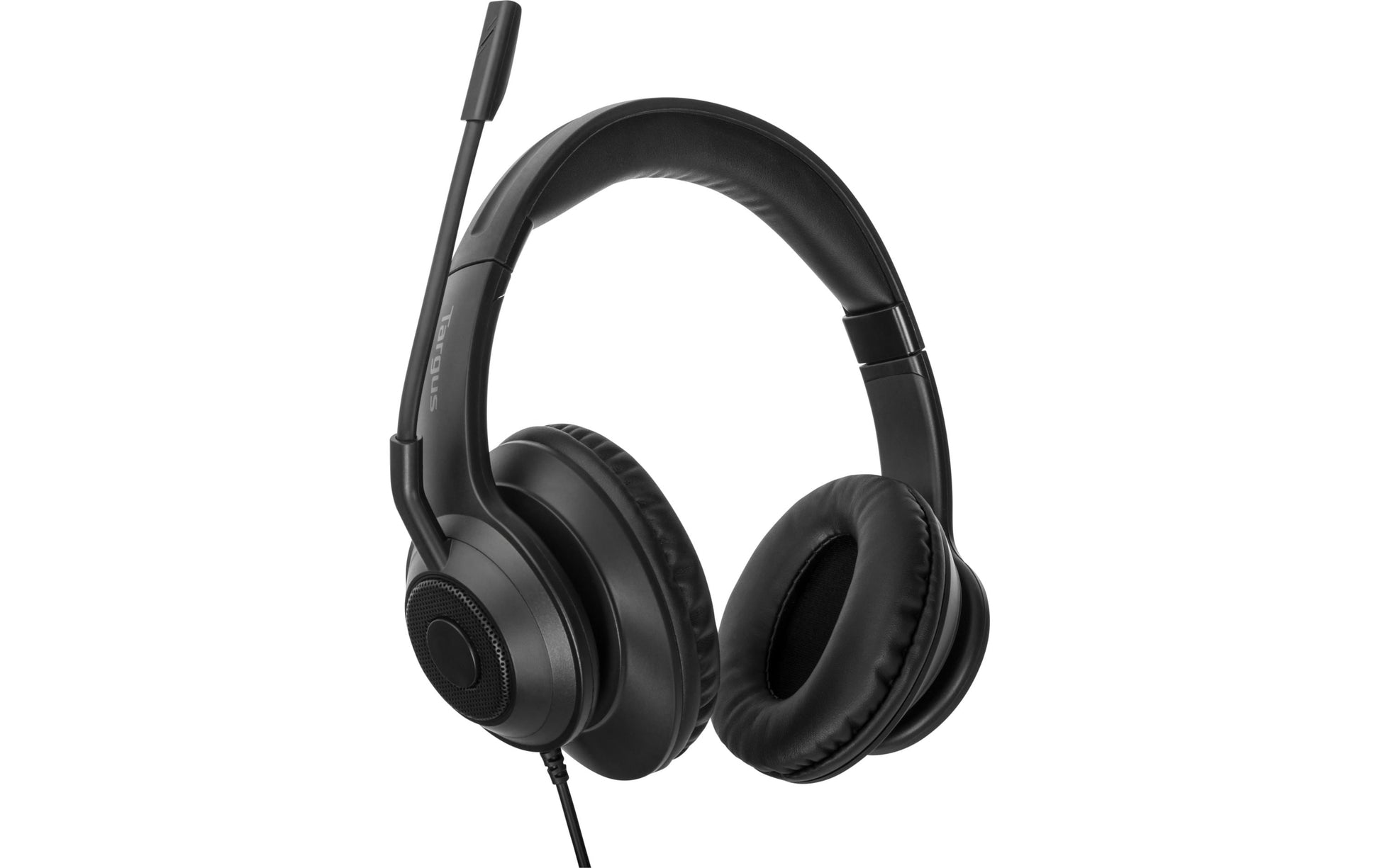 Targus AEH102GL Office-Headset – On-Ear, Stereo, Kabel, USB-A, Schwarz